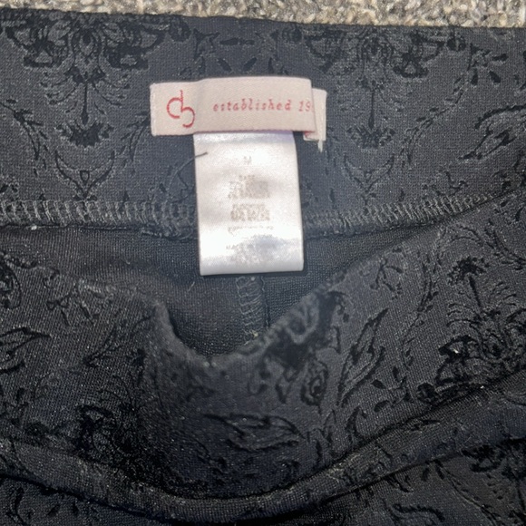 DB Established 1962 Black Velvet Skirt Size Medium - Picture 2 of 3